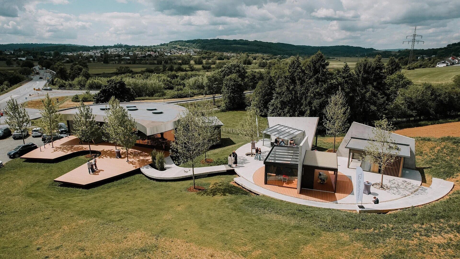 Der Steinbach CAMPUS in Solms aus der Luft