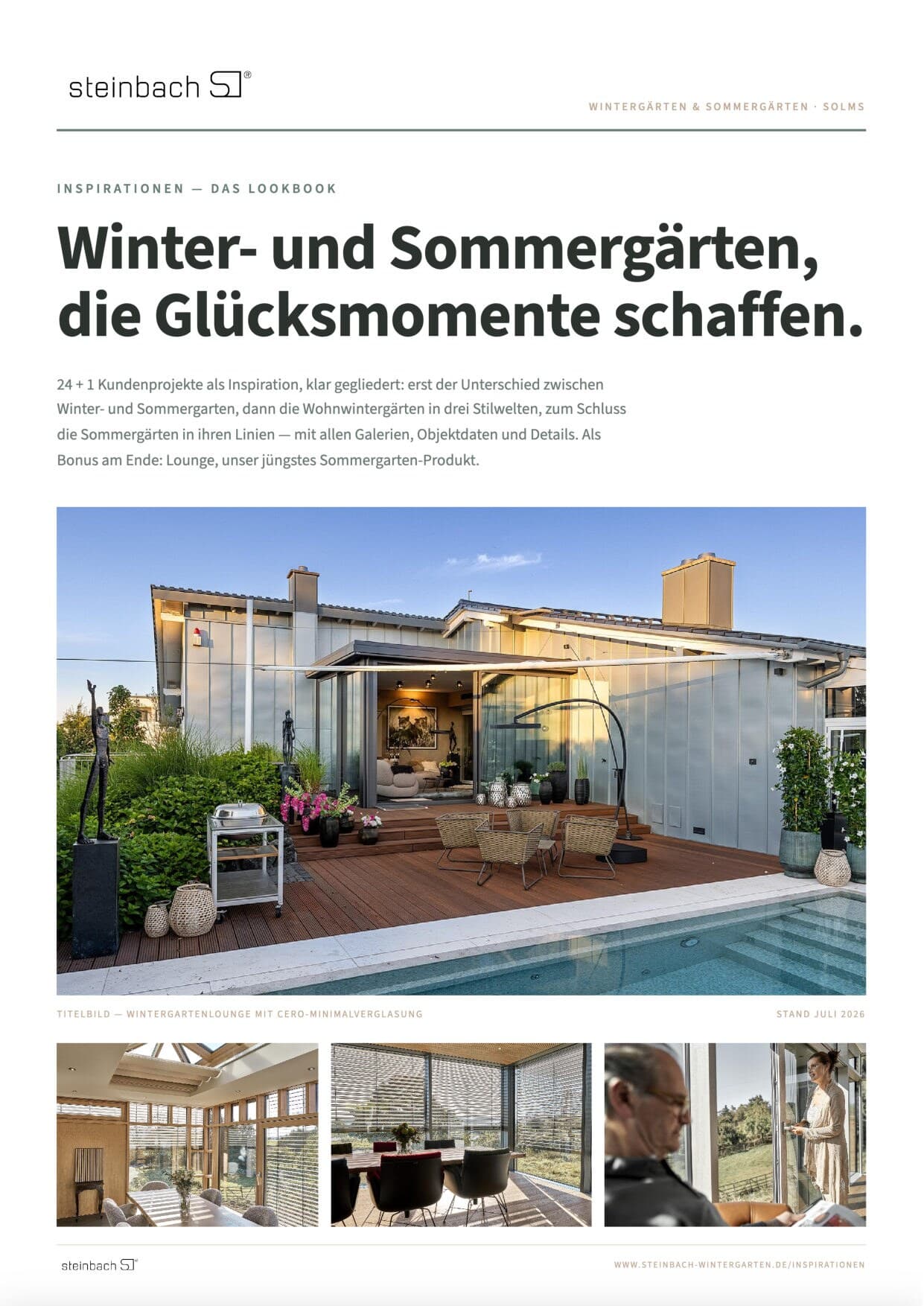 Titelseite des Steinbach-Lookbooks